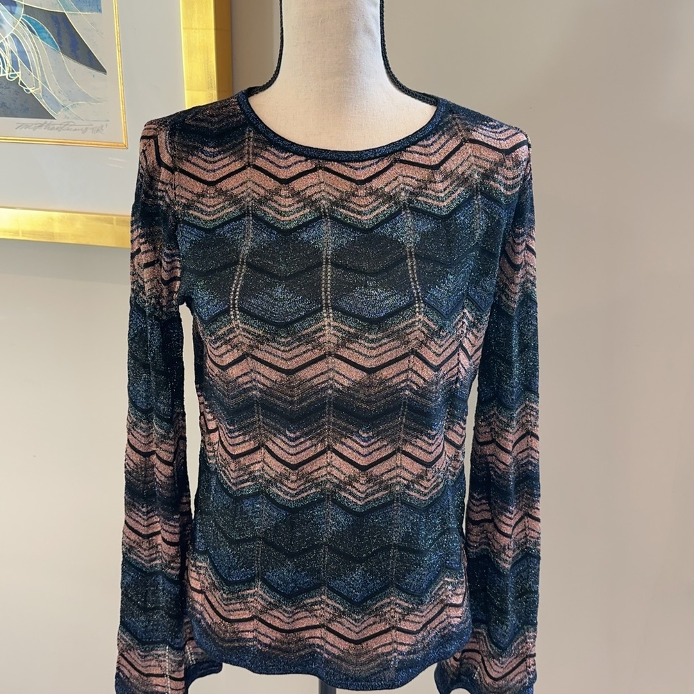 Missoni Patterned Long Sleeve Top